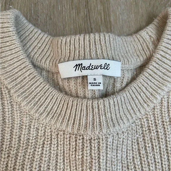 Madewell Thompson Pocket Pull Over Sweater - Picture 3 of 5